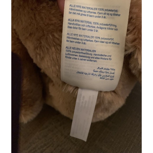 Build A Bear Dog Caramel Pup Plush Brown Ears Tongue Sticking Out With Vest - Picture 9 of 11